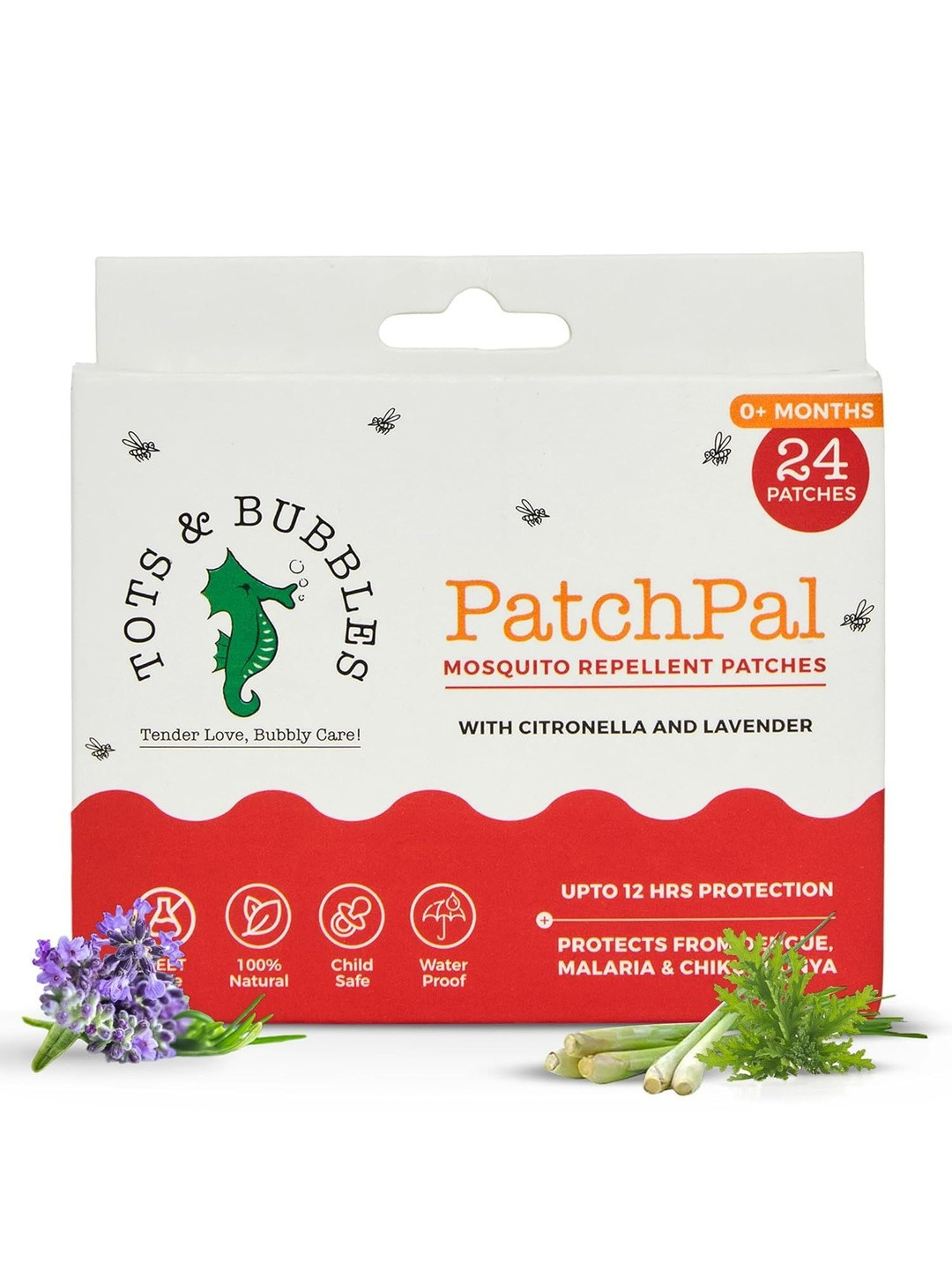 Tots & Bubbles Mosquito Repellent Patches- 24 Pcs