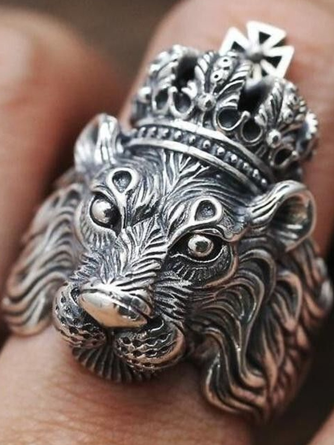 Teeragaj lION Designed Finger Ring