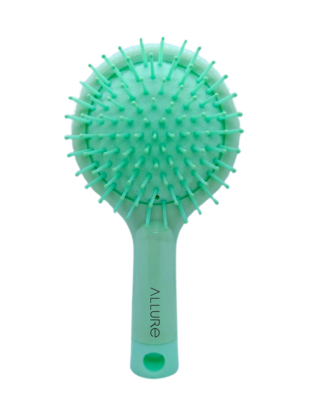 ALLURE Round Paddle Brush With Built-In Mirror - PHB-07 - Assorted