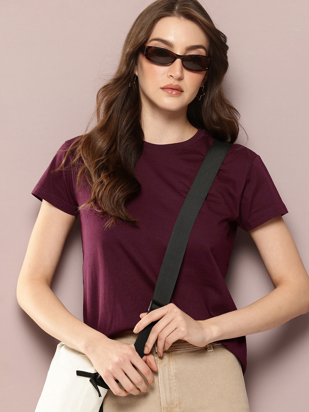 DILLINGER Womens Regular Fit Plain Tshirt