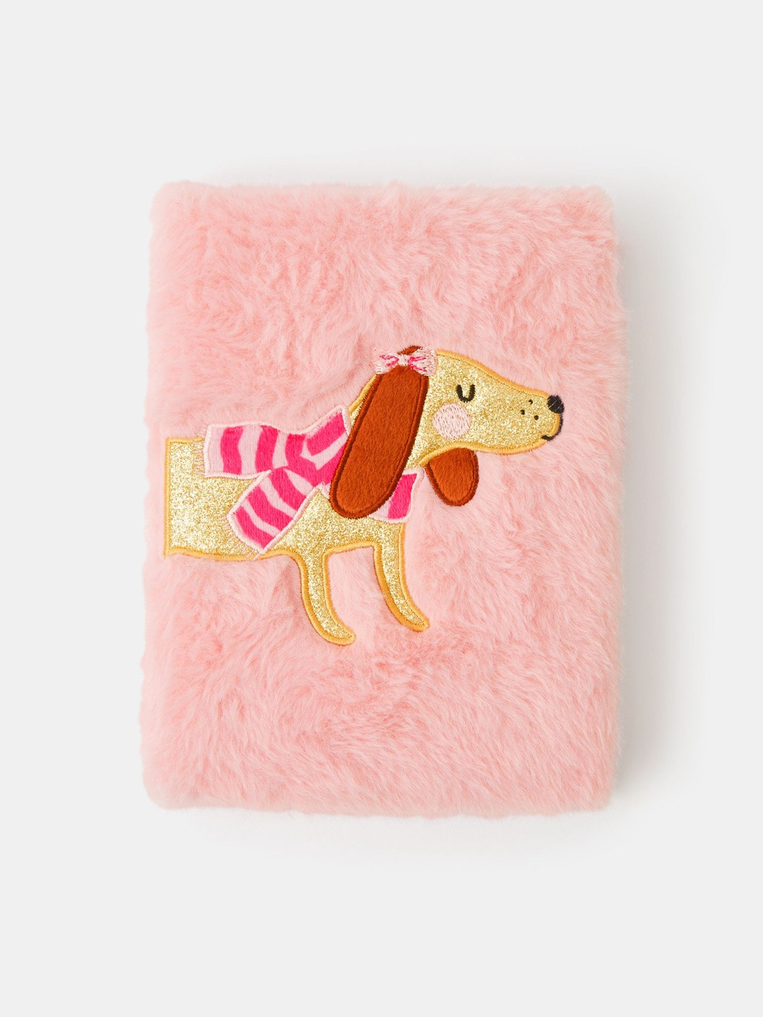 Accessorize Kids Peach Embroidered Notebook Stationery