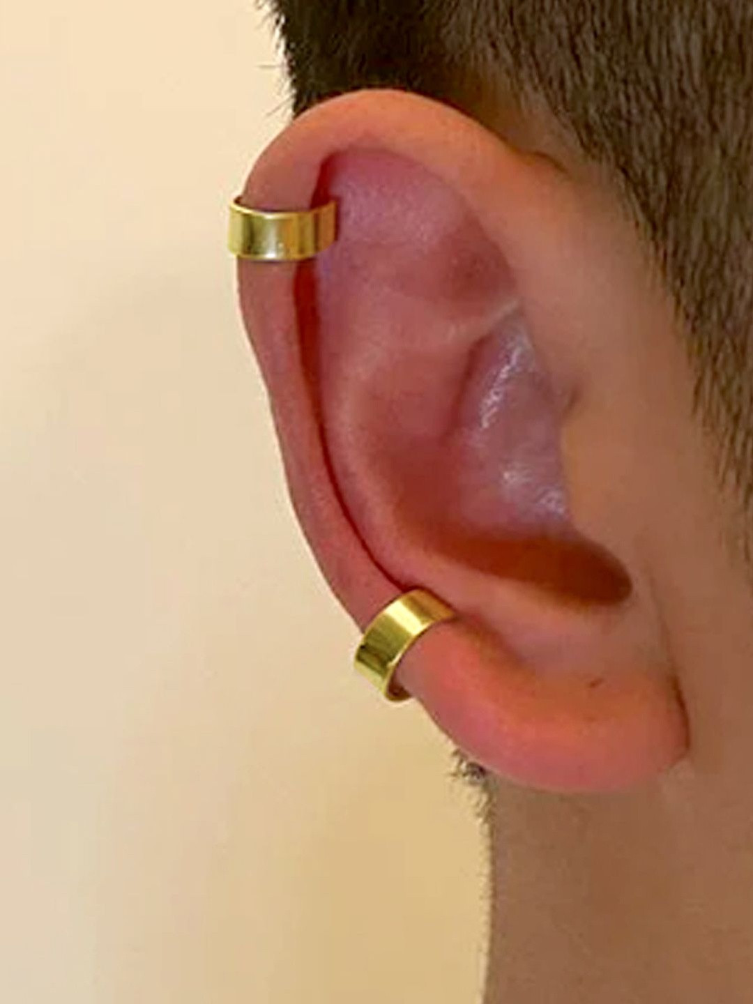 Roadster Set of 2 Gold-Plated Brass Ear Cuff