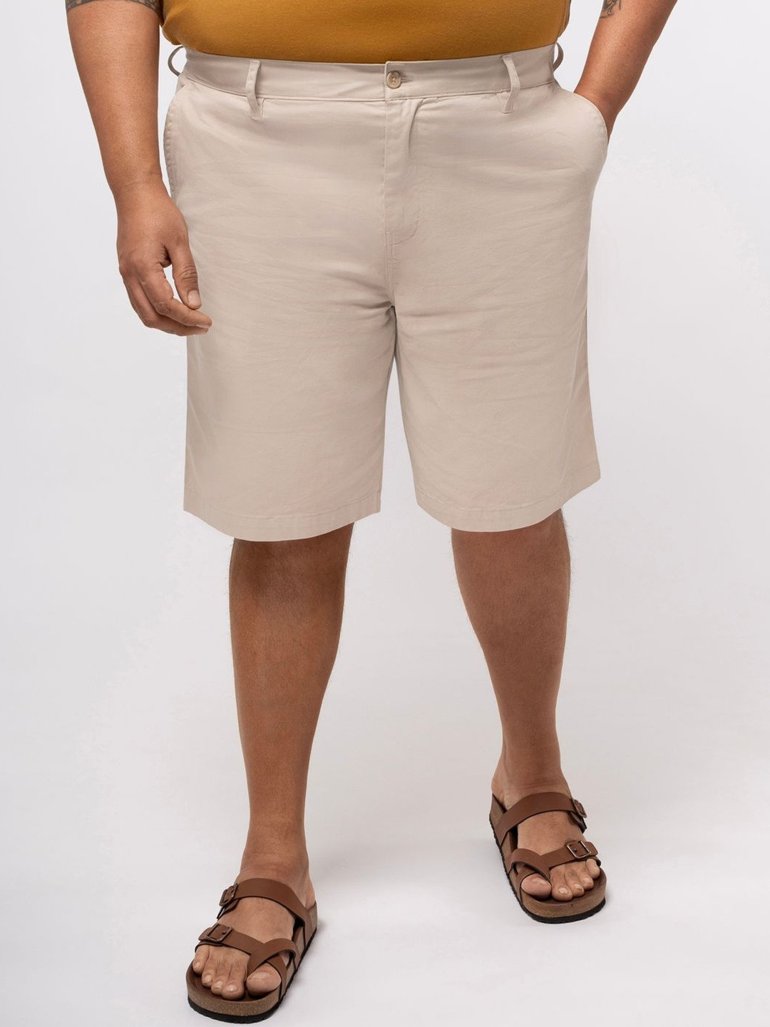 Big Hello - The Plus Life Men Mid-Rise Training or Gym Fashion Shorts