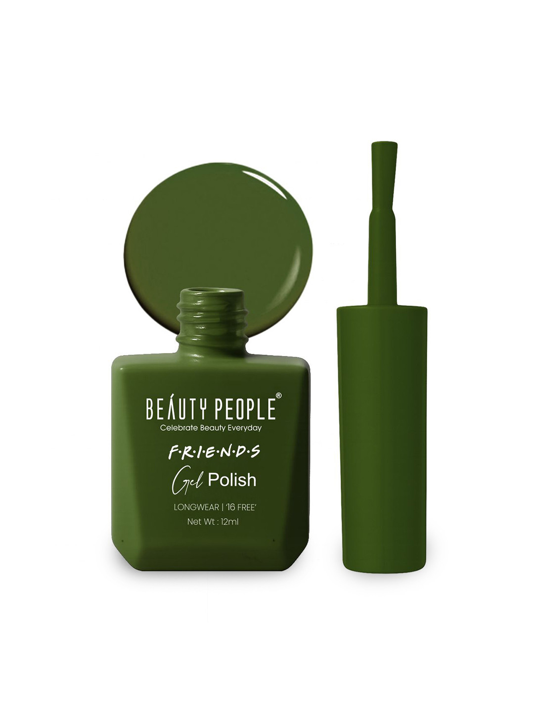 Beauty People Friends Long Wear Gel Nail Polish - 12 ml - Earthy Olive 38