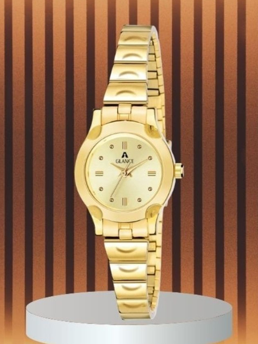 Aglance Women Dial & Straps Analogue Round Watch New567_8019ym01