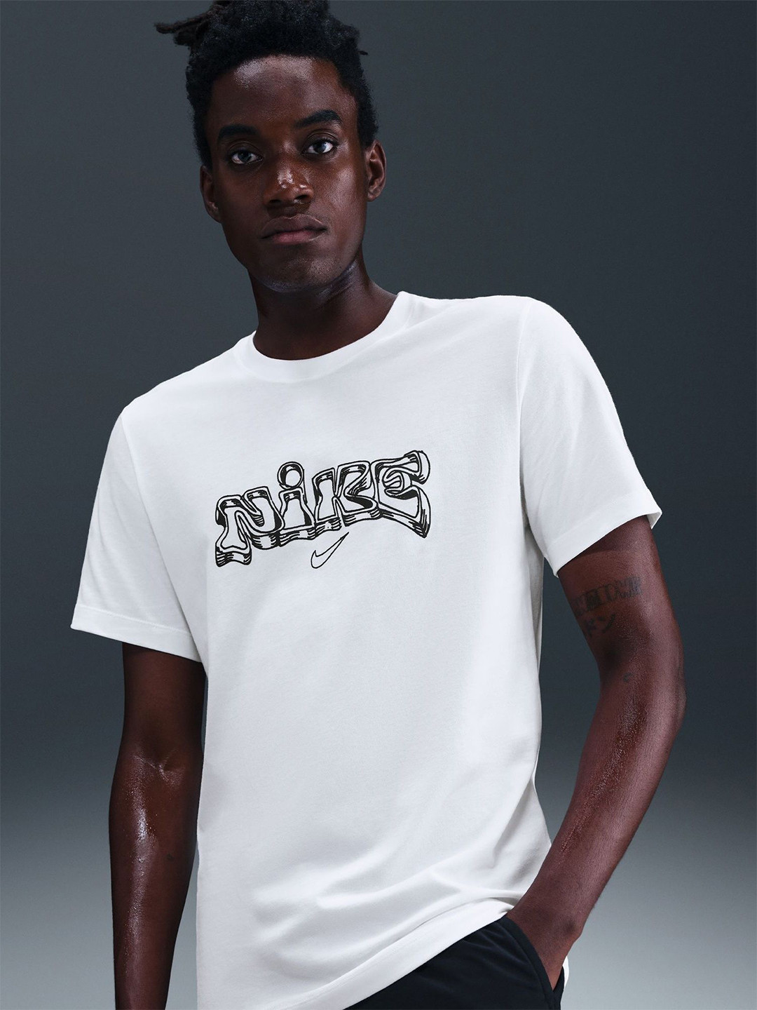 Nike Printed Round Neck T-Shirt