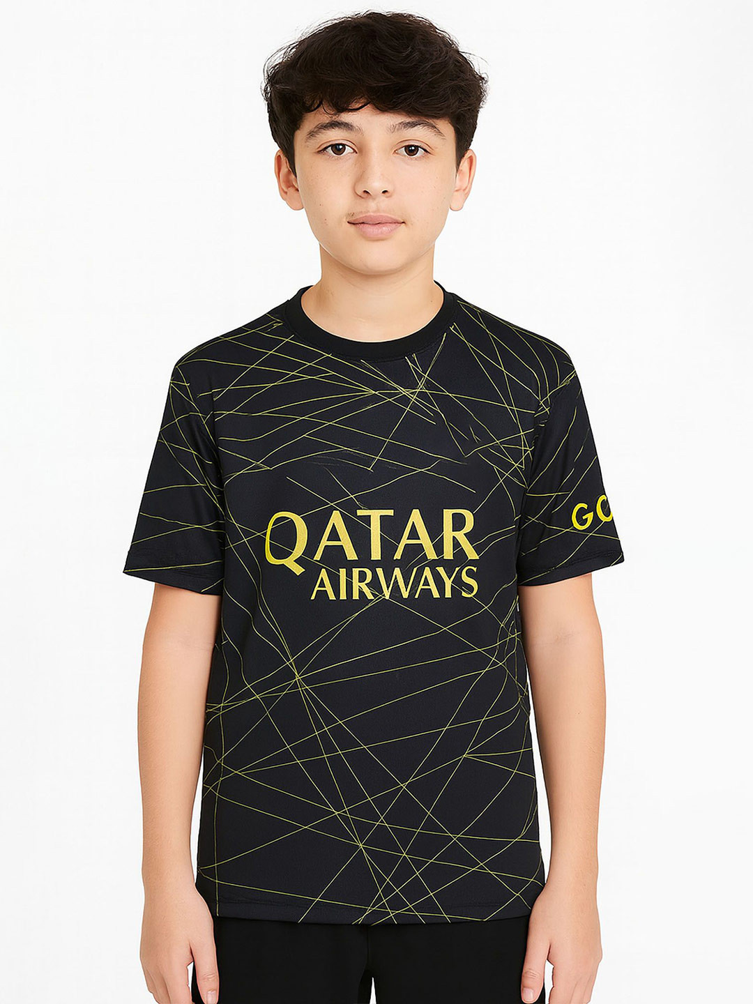 dostitch Boys Lionel Messi Jersey T-shirt