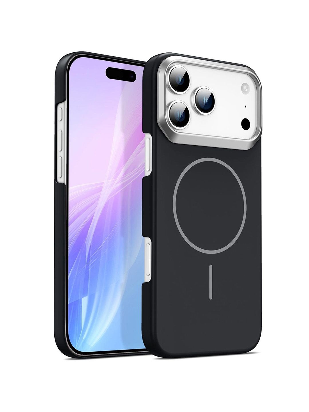 TREEMODA Unisex Solid iPhone 17 Pro Back Case Selicon Magsafe Mobile Accessories