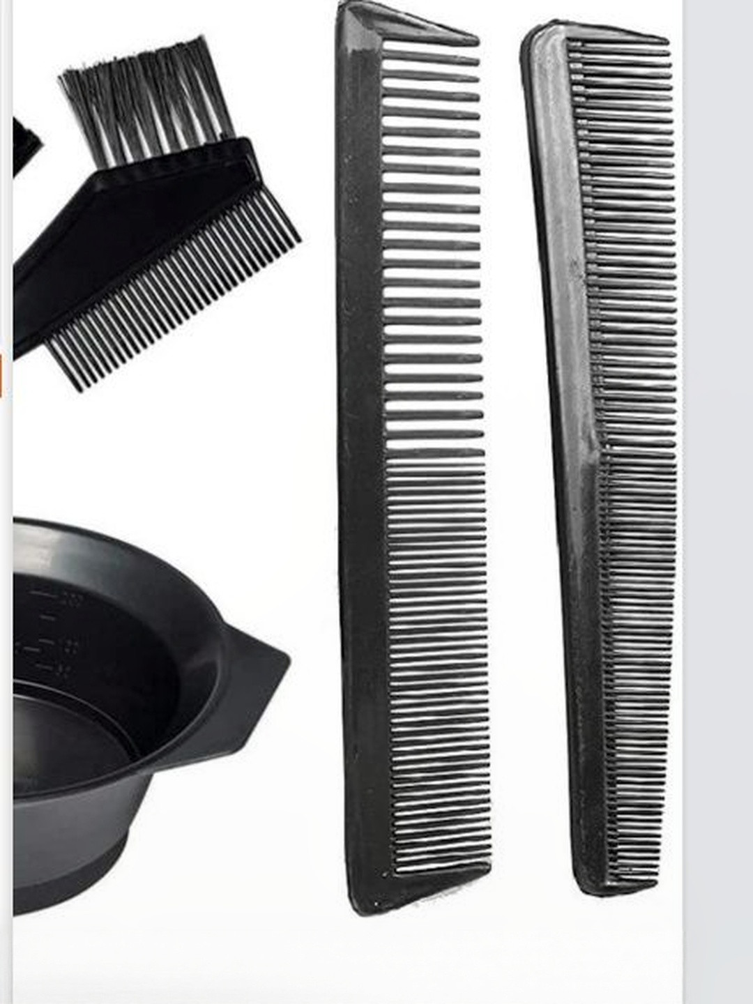 STUNFASSOO Unisex Set Of 4 Plastic Brush With Bowl