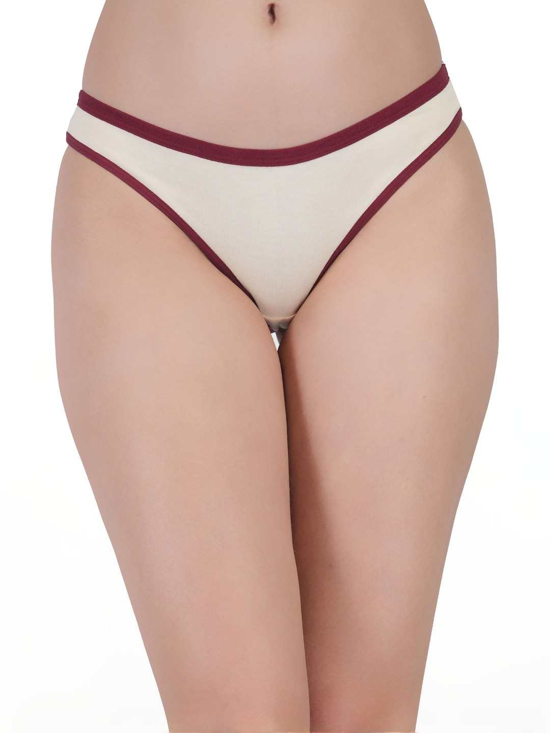 KELLPAR Women Cotton Inner Elastic Low Rise Basic Brief