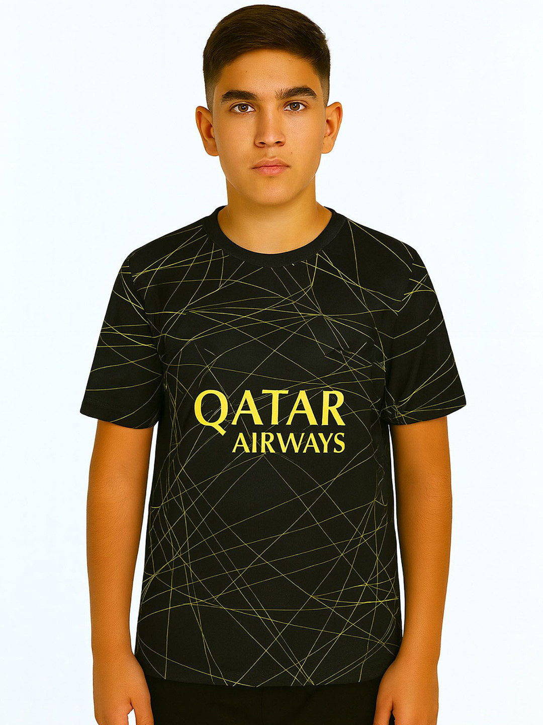 dostitch Boys Lionel Messi Jersey T-shirt