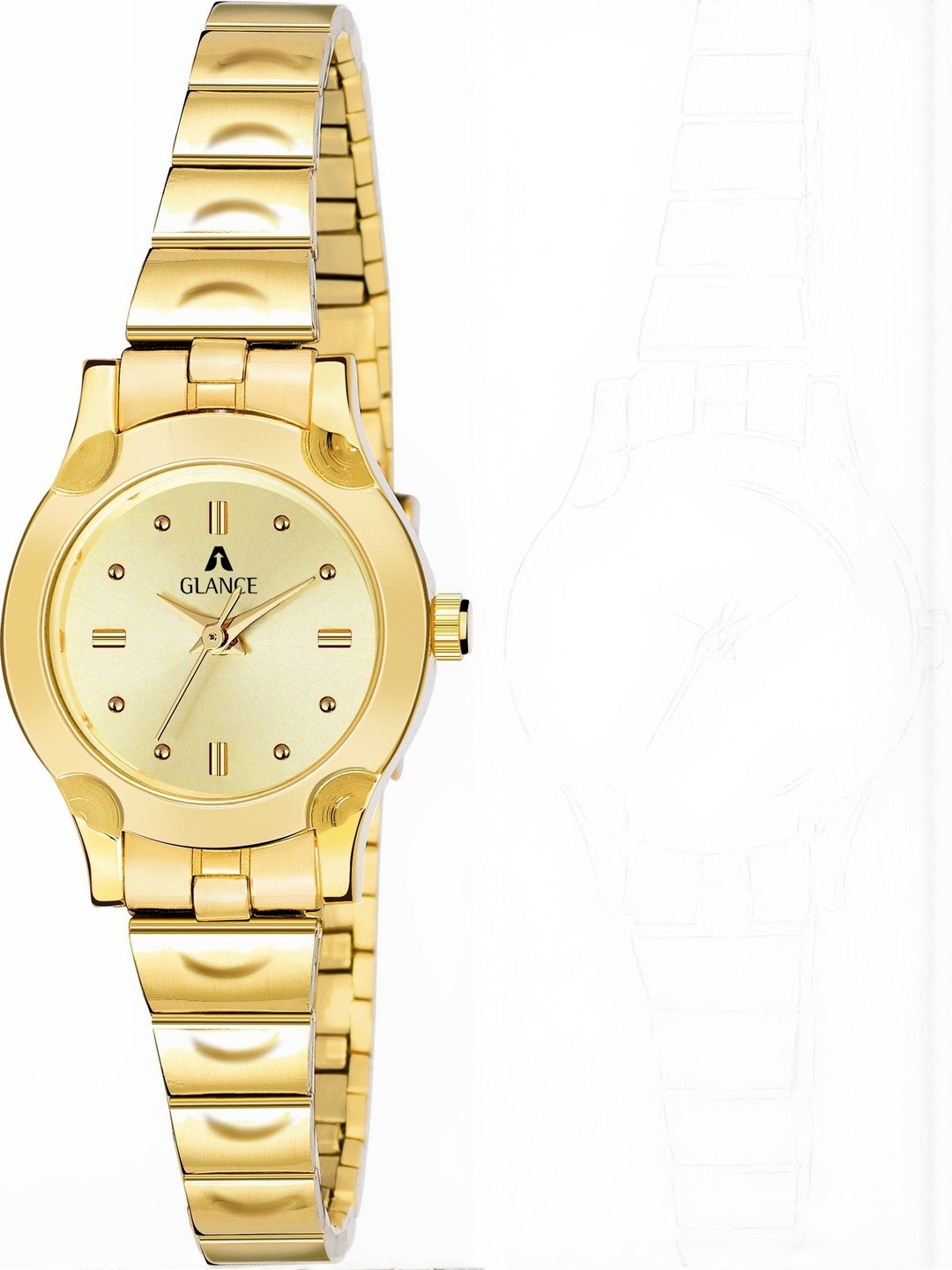 Aglance Women Dial & Straps Analogue Watch New612_8019ym01