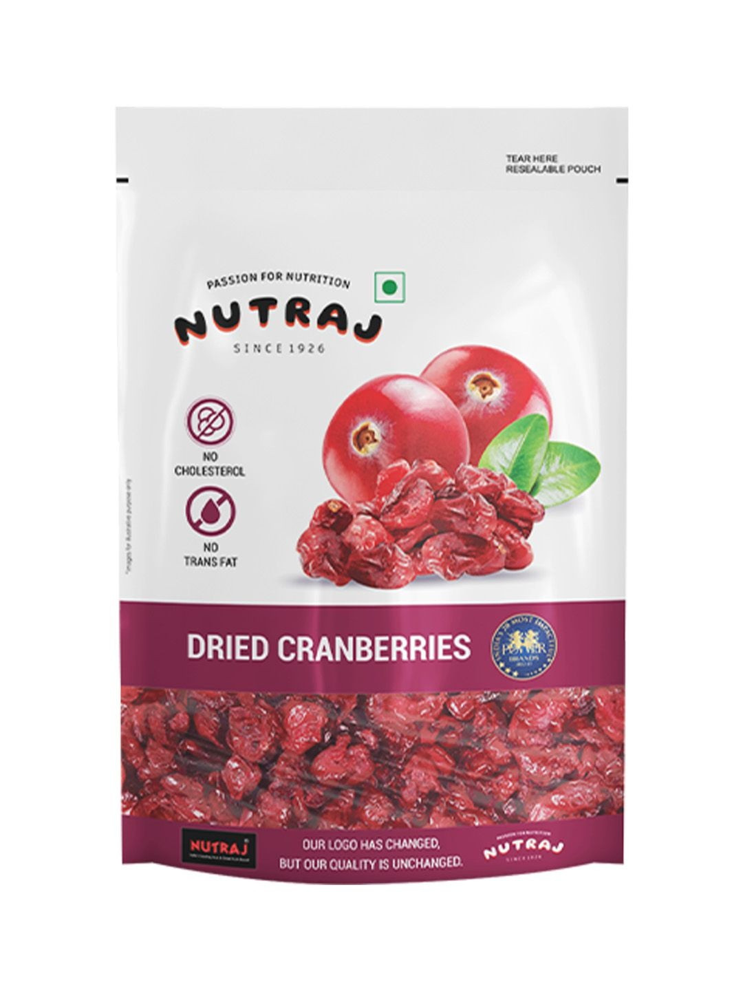 Nutraj Sliced Cranberries - 180g
