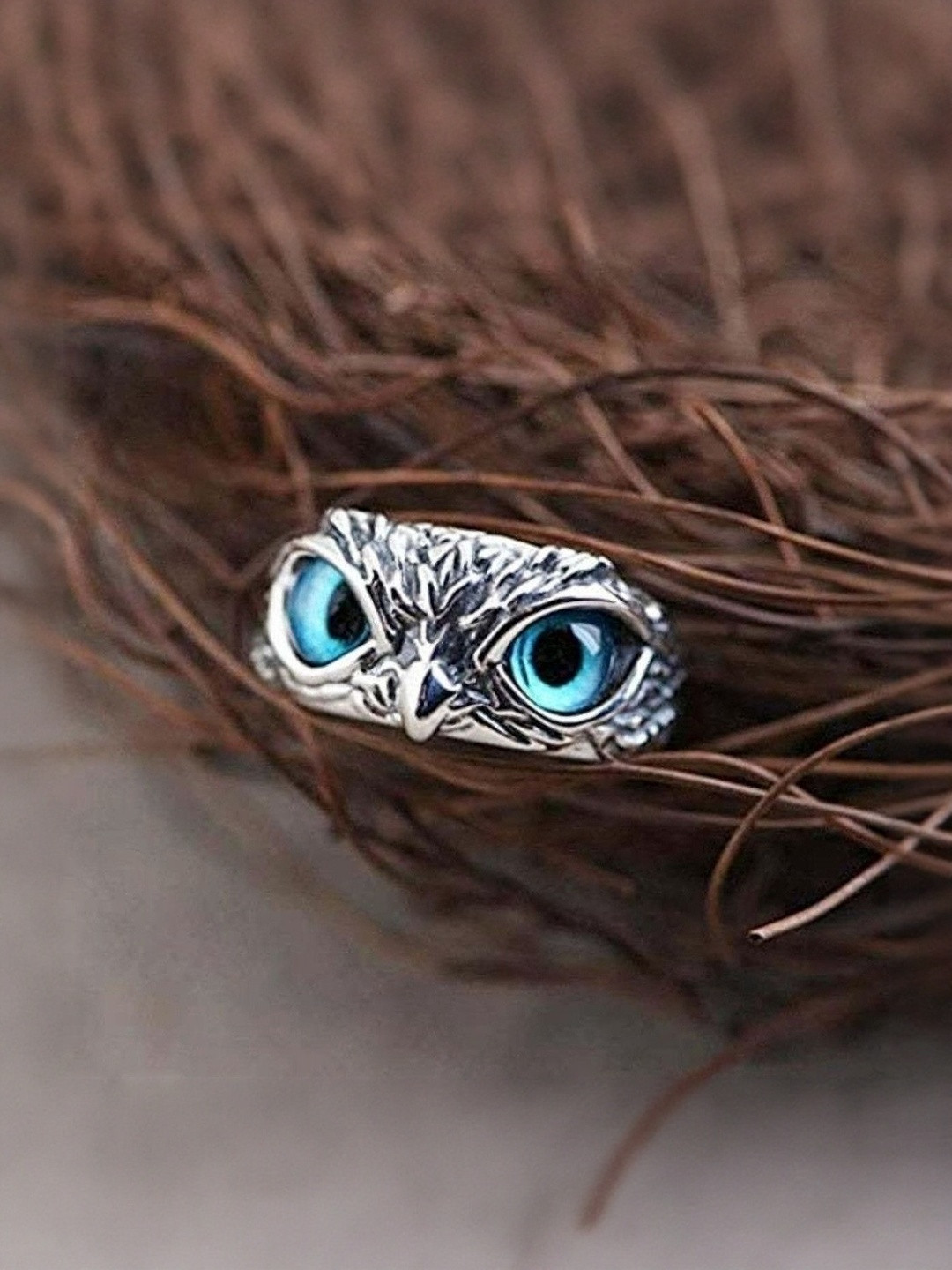 Teeragaj Owl Designed Finger Ring