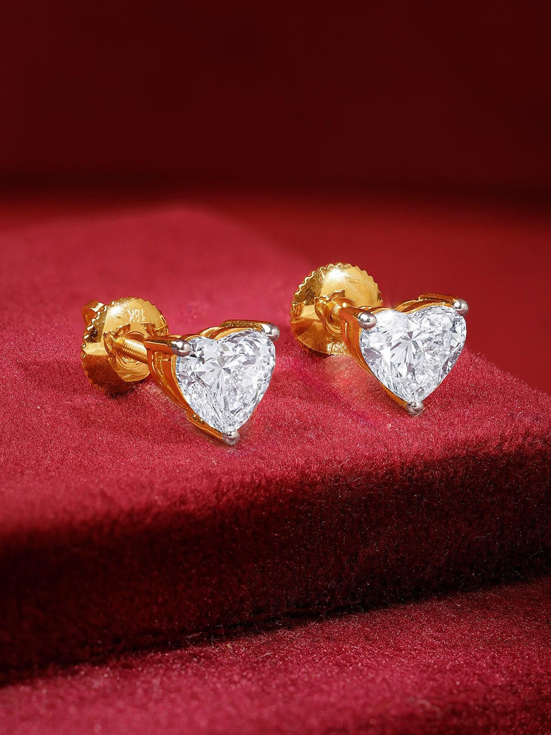 GIVA Diamond Solitair Earring-1.984 gms