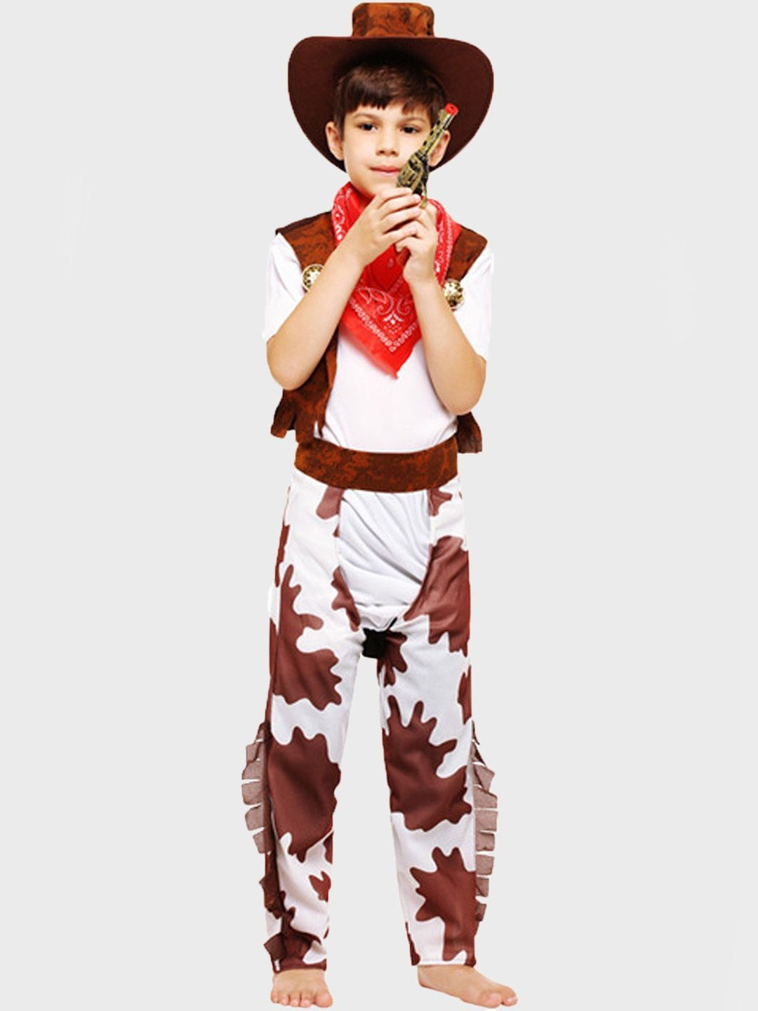 Little Surprise Box LLP Boys Patch Cowboy Halloween Costume Fancy Dress