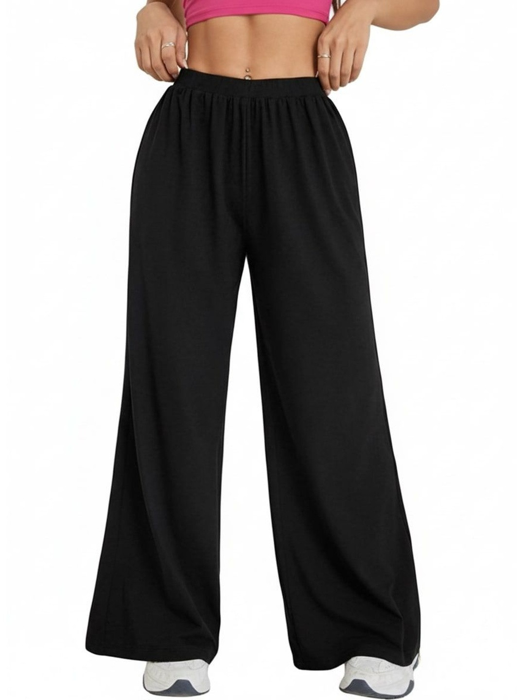 PRICHA Women Mid-Rise Regular Fit Regular Track Pants