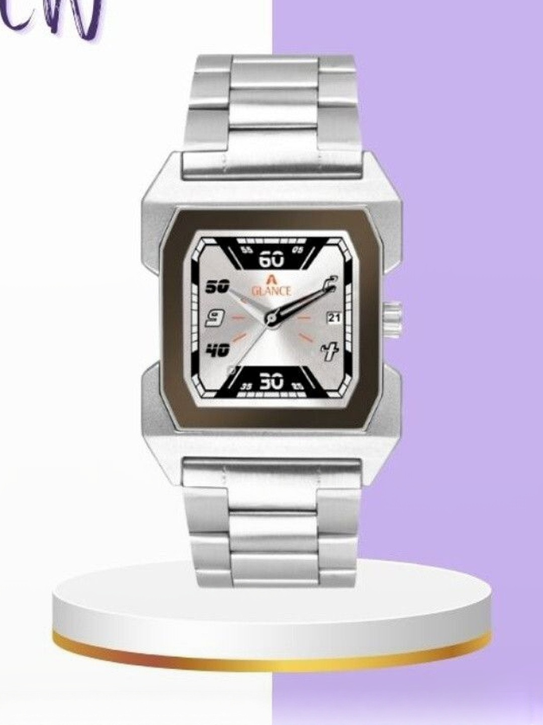 Aglance Unisex Dial & Straps Analogue Watch JK_202318_AG1574SM01