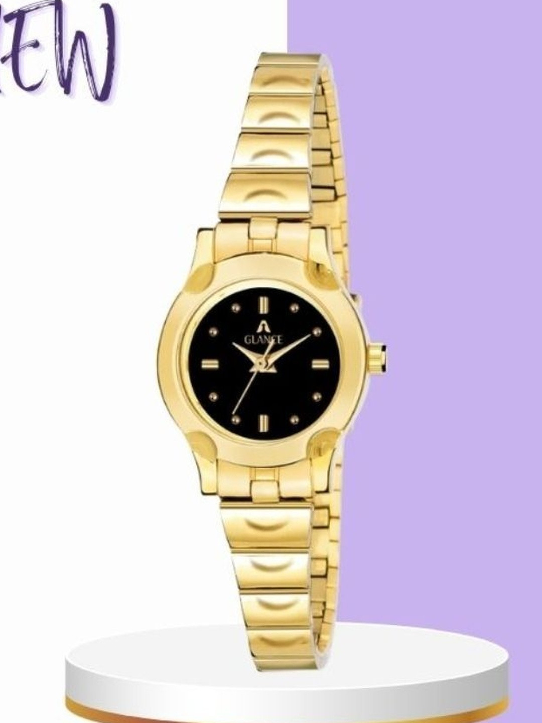Aglance Women Embellished Dial & Bracelet Style Straps Analogue Watch New657_8019Ym02