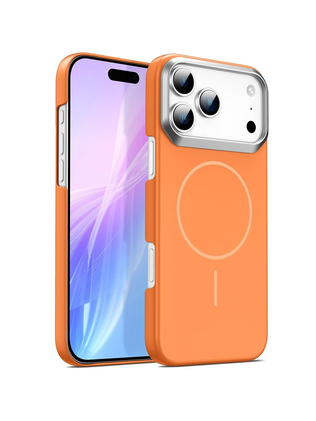 TREEMODA Unisex Solid iPhone 17 Pro Back Case Selicon Magsafe Mobile Accessories