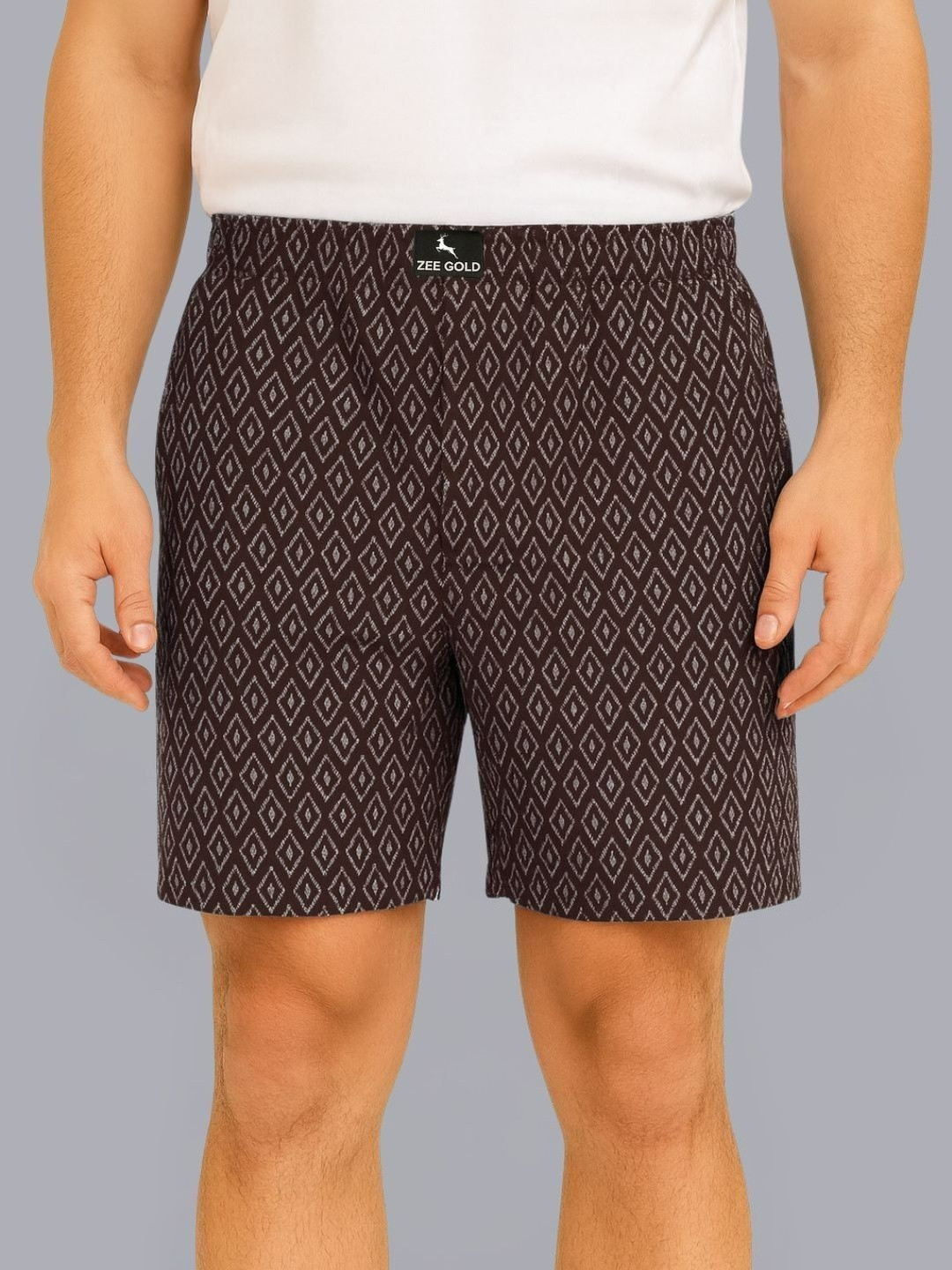 Zee Gold Men Printed Ultra-Light Cotton Boxers