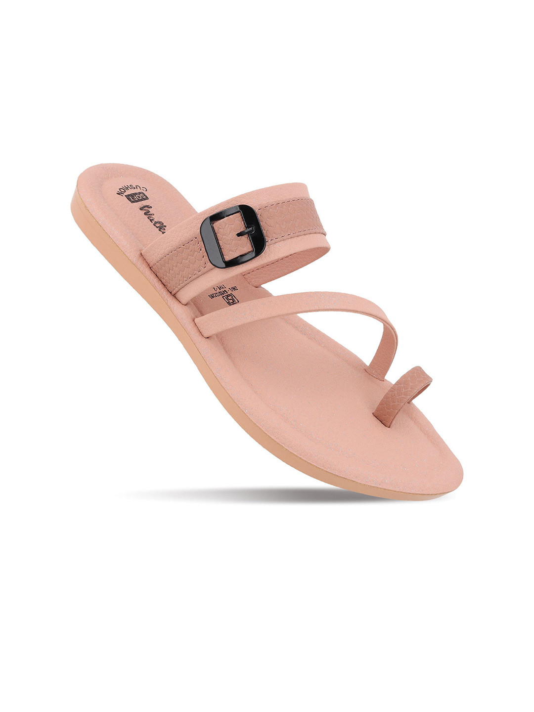 WALKAROO Women Flat Sandals with Cushion Sole