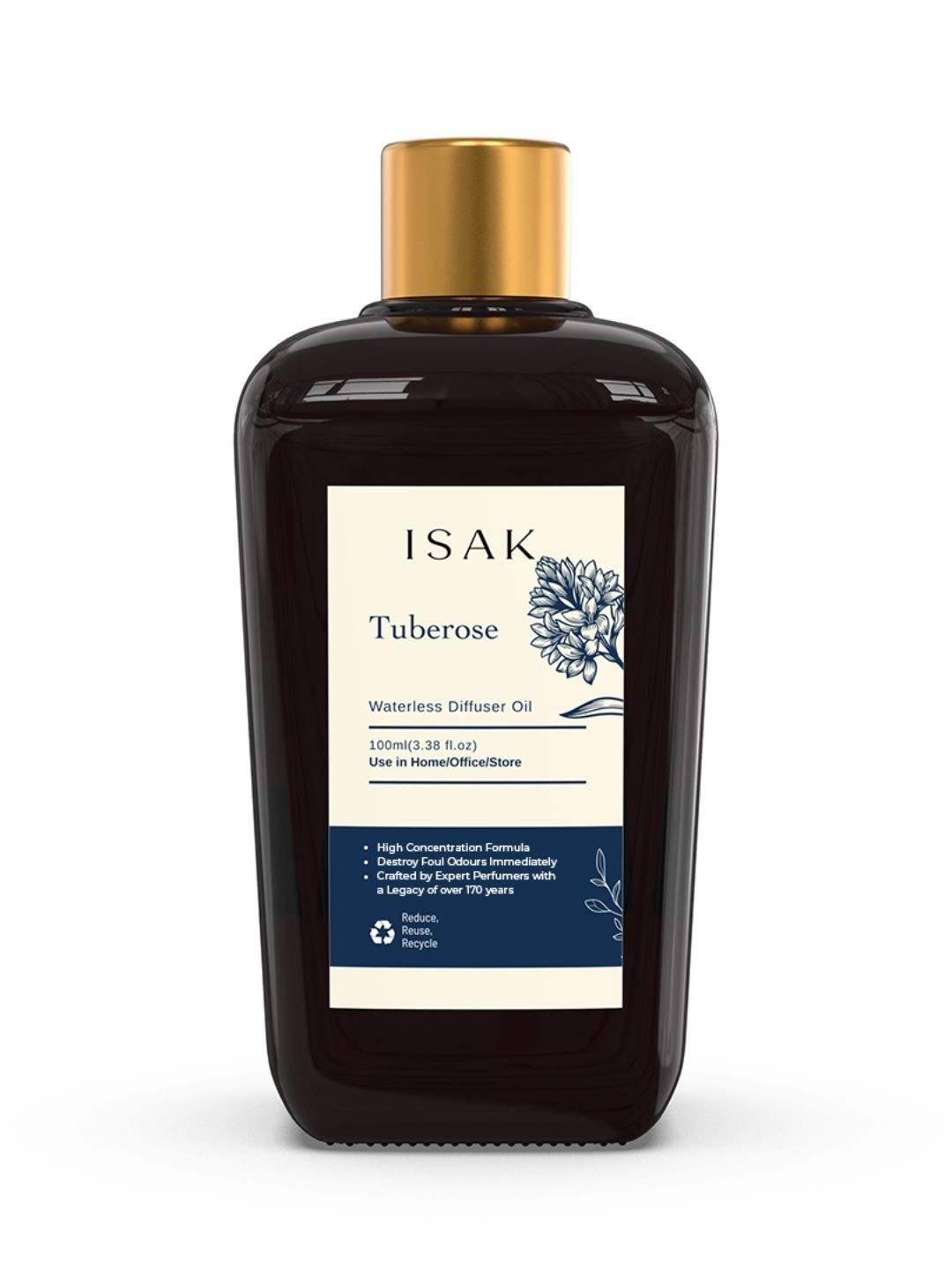 Isak Tuberose Waterless Diffuser Oil - 100ml
