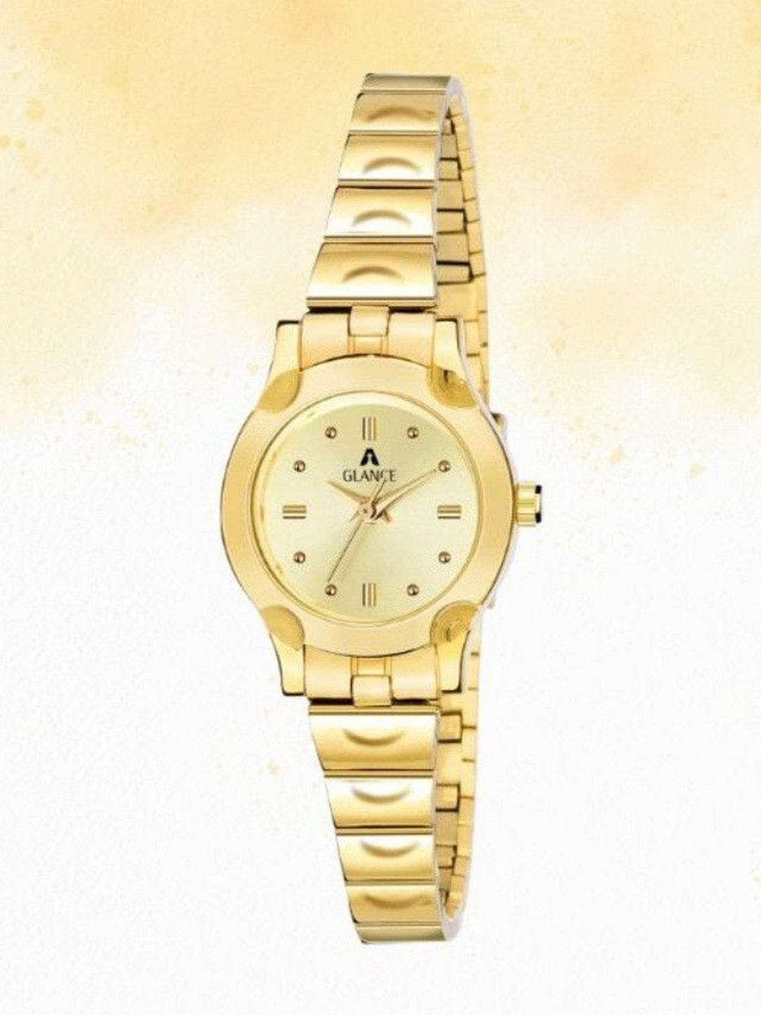 Aglance Women Embellished Bracelet Style Straps Analogue Watch AG_L_3544_8019ym01