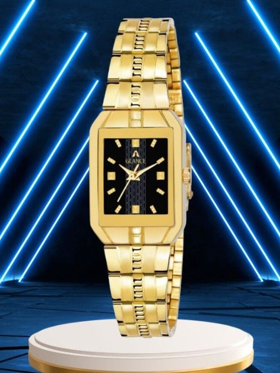 Aglance Women Rectangular Dial & Straps Analogue Watch AG_L_9New806_9151ym02