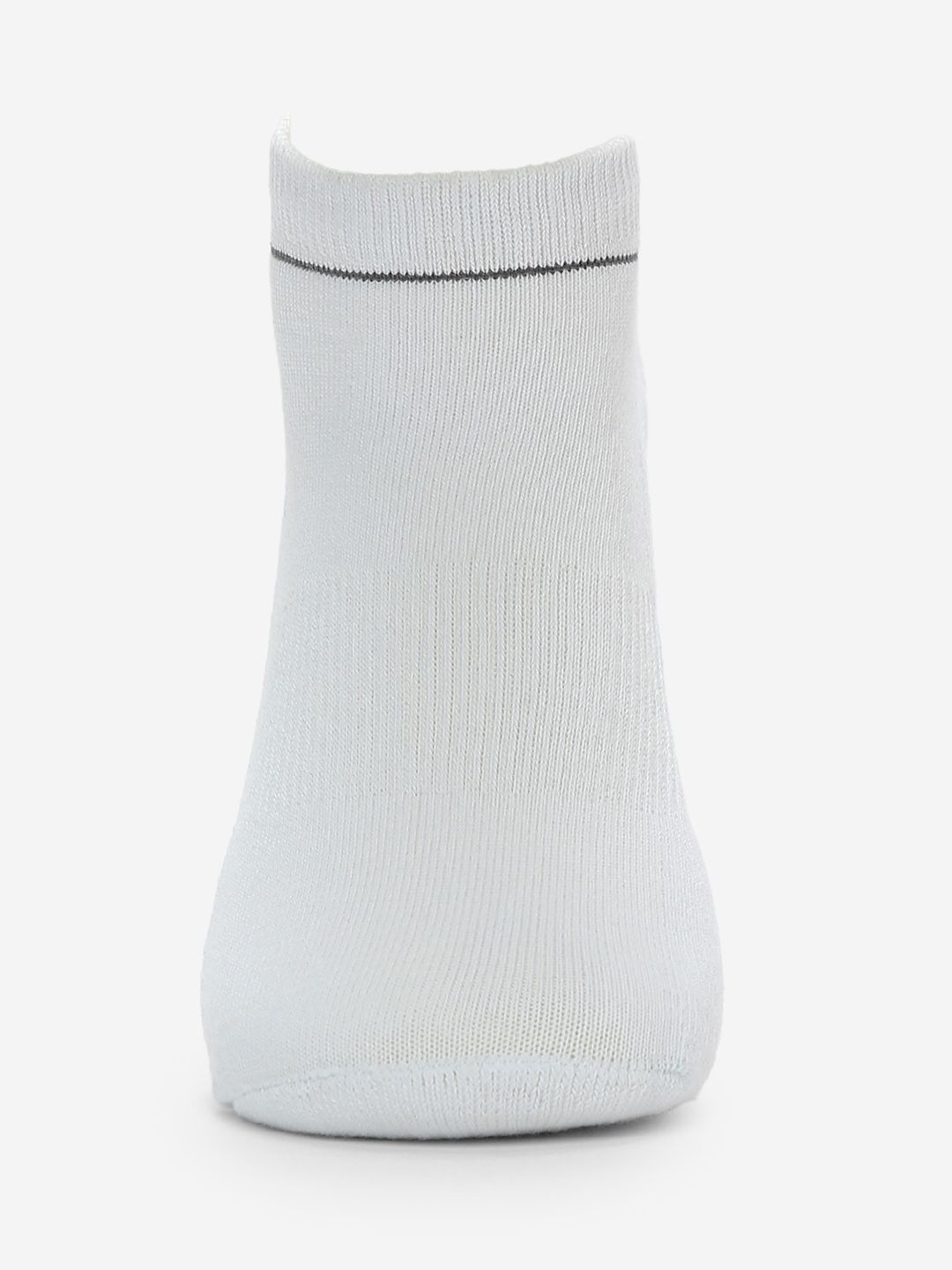 Spykar Men Pack of 2 Antra & White Solid Ankle Length Socks