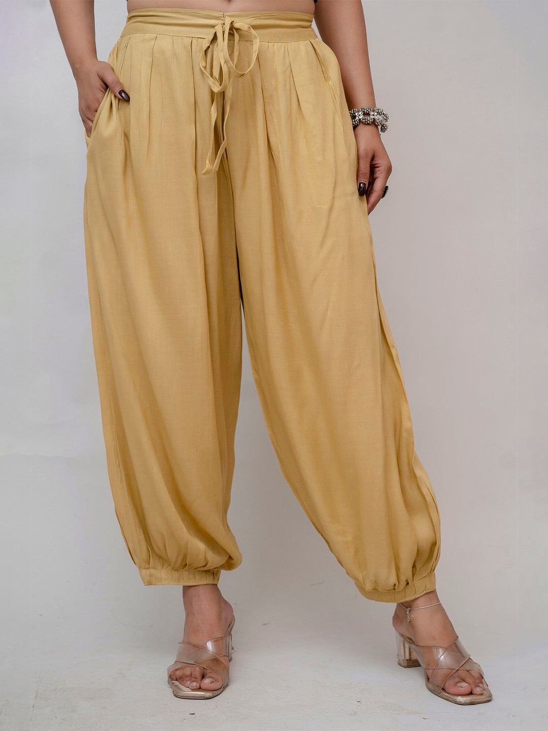 PalloStyle Women Cotton Loose Fit Boho Style Harem Pants