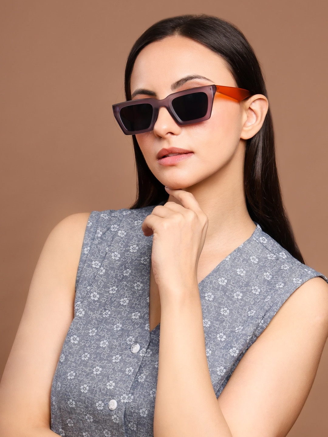 Being Better Unisex Full Rim Square Sunglasses With UV Protected Lens