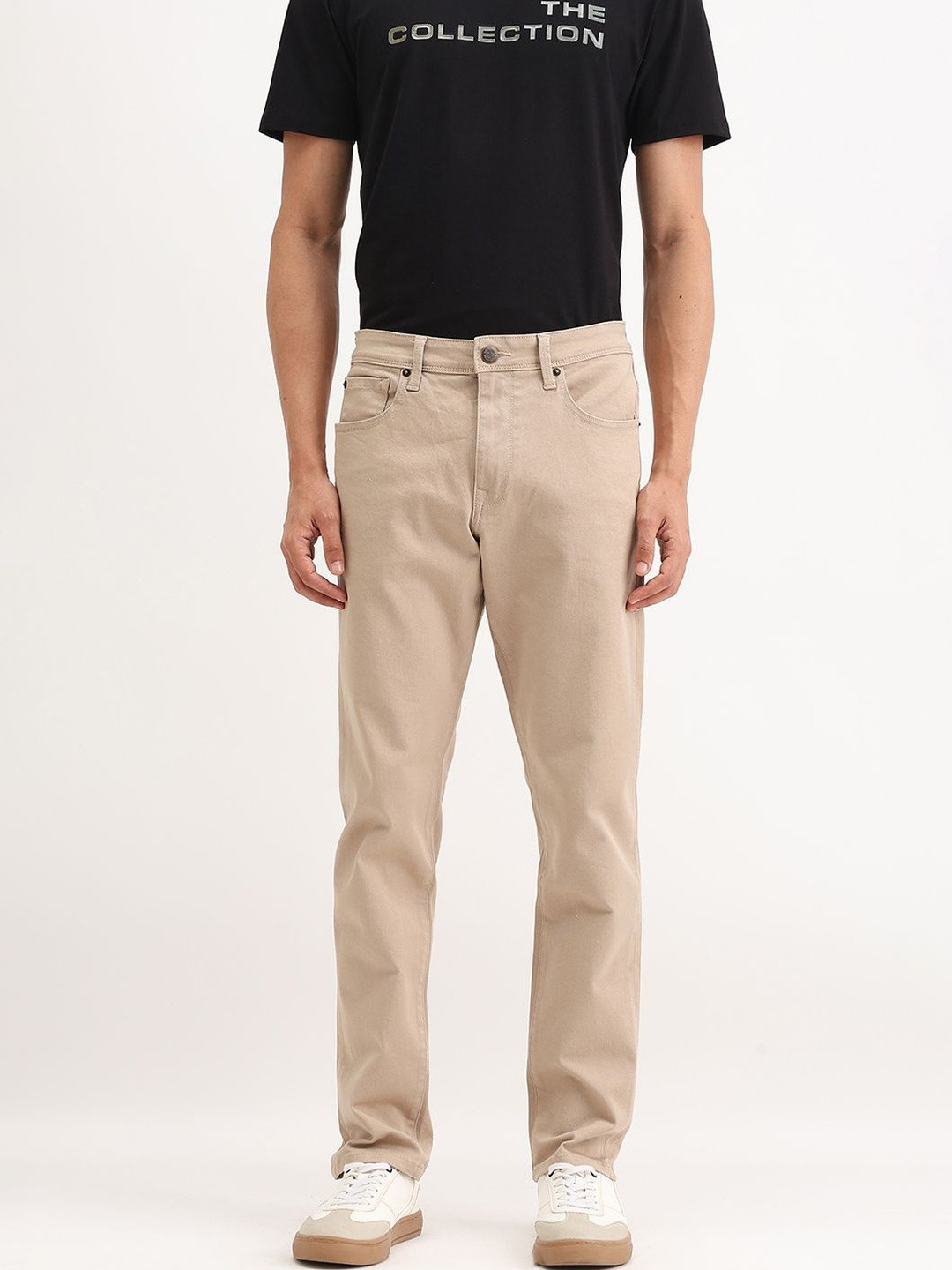 The Collection Dalmino Mouse Men Comfort Slim Fit Mid-Rise Cotton Jeans