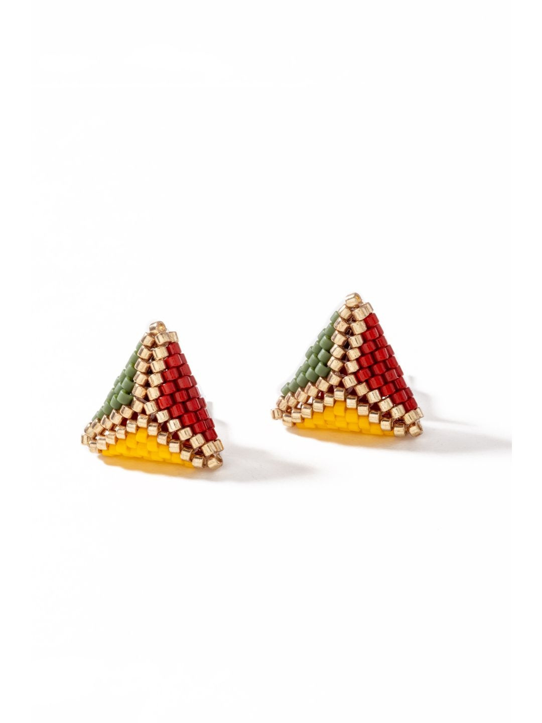 Jenni and Janki Triangular Shaped Studs