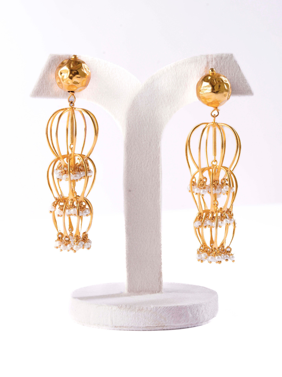 ShopSiiri Gold Aurora Earrings