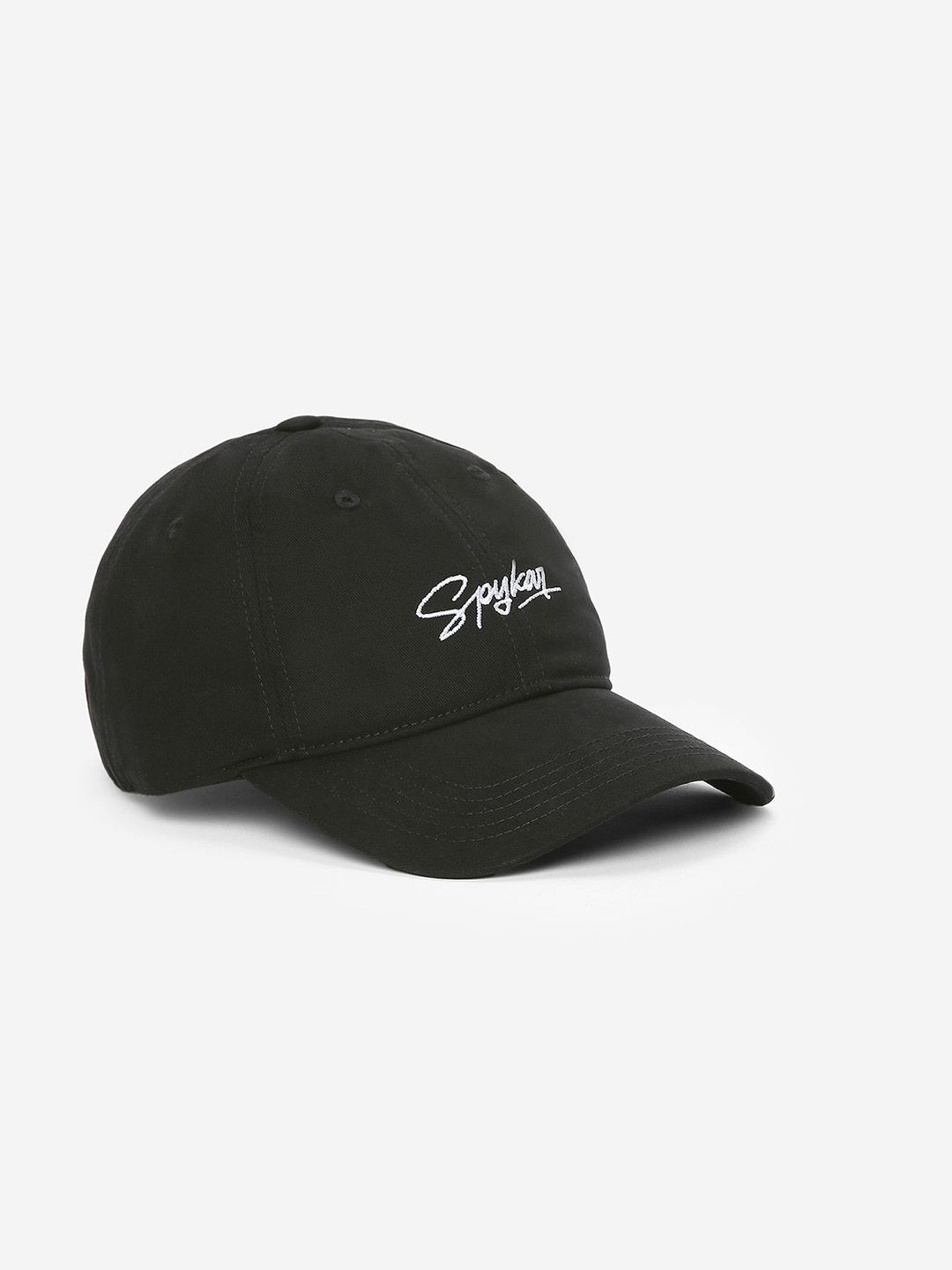 SPYKAR Men Black Baseball Cap