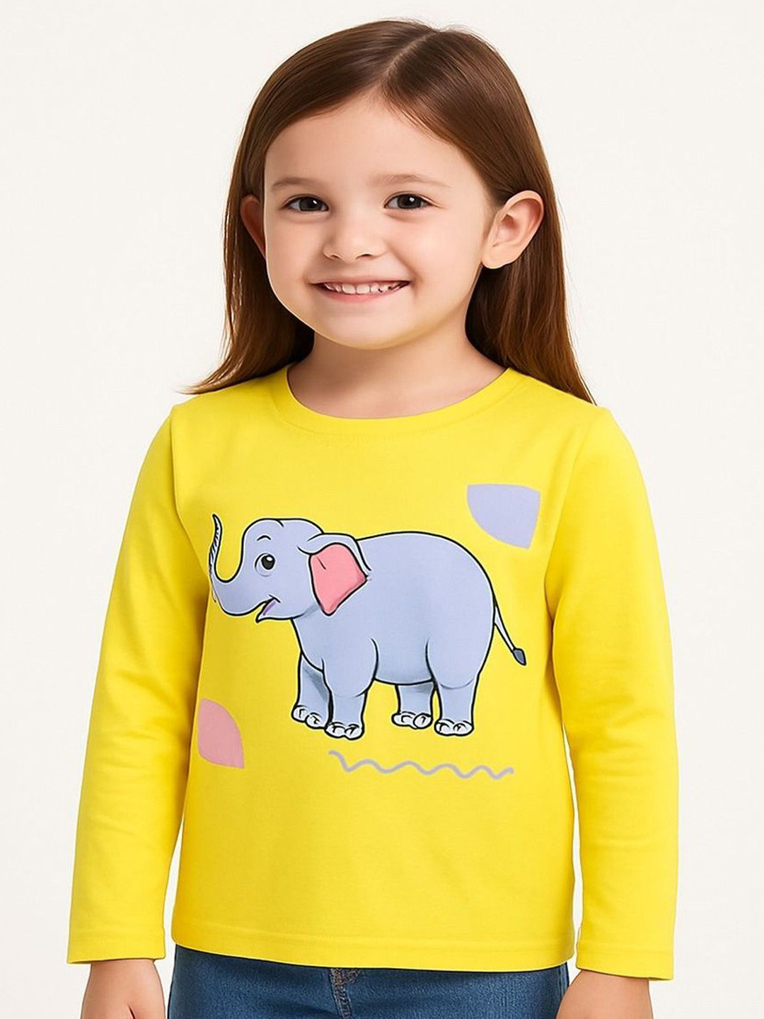 MODINA ENTERPRISE Girls Printed Long Sleeve T-shirt