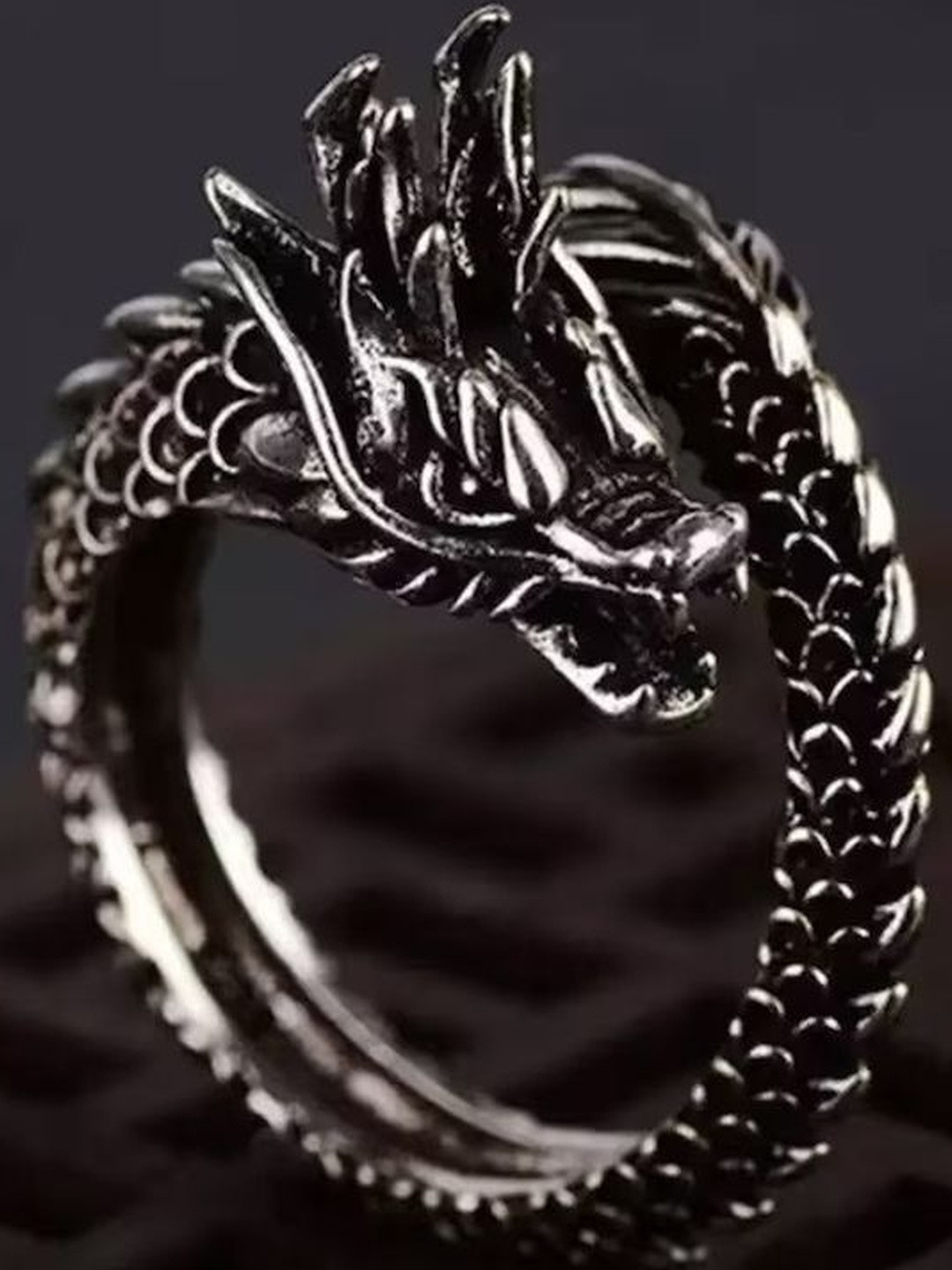 Teeragaj Adjustable Dragon Finger Ring