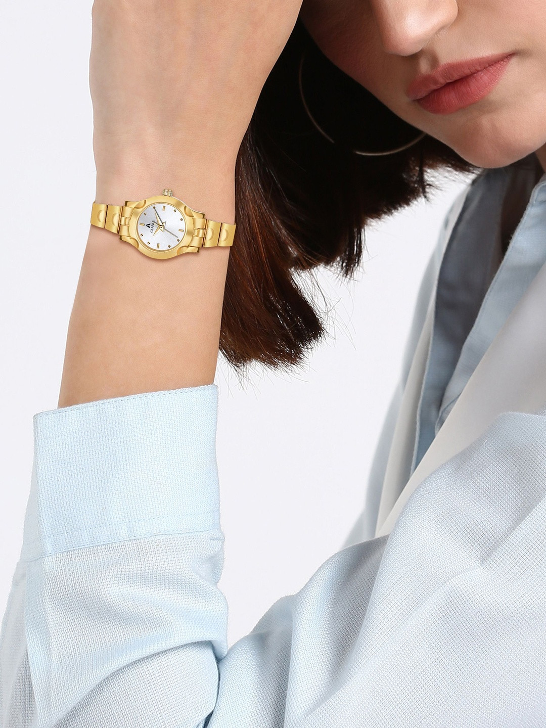 Aglance Women Printed Dial & Bracelet Style Straps Analogue Watch New1018_8019YM03