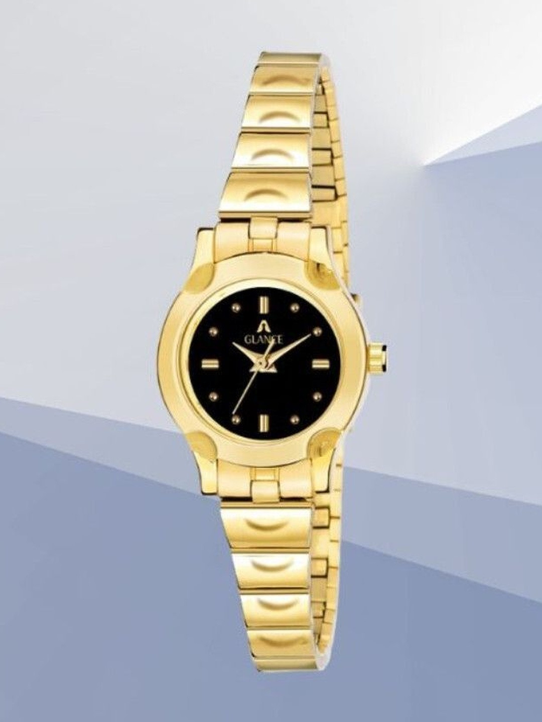 Aglance Women Embellished Dial & Bracelet Style Straps Analogue Watch JK_72697_8019Ym02