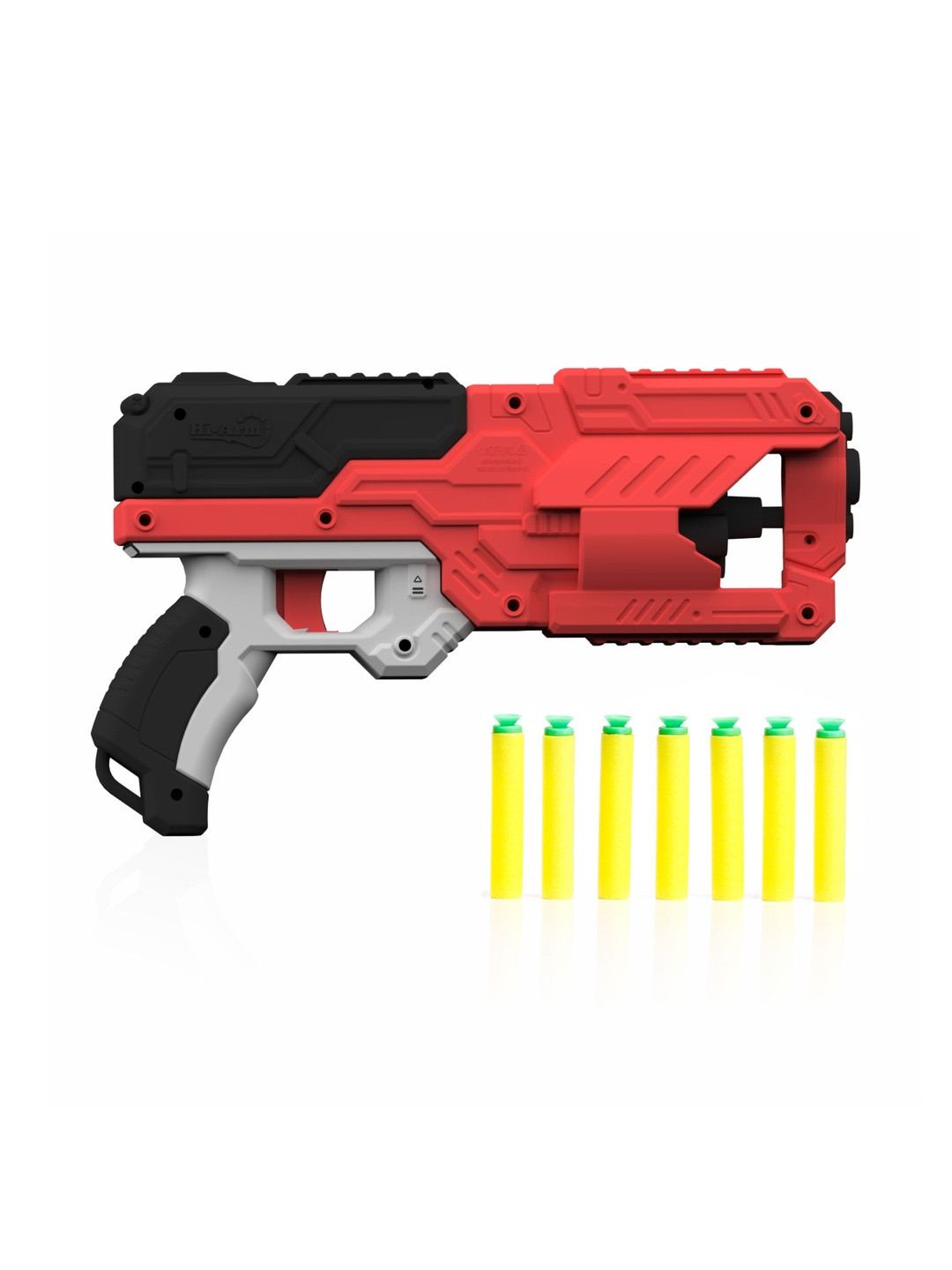 CHANAK Unisex Kids Gun With 6 Darts and 10 Pcs Suction Soft Bullets