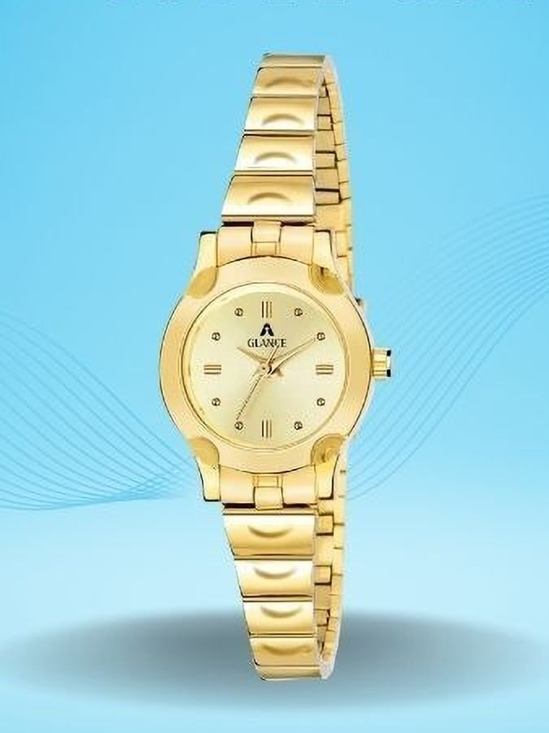 Aglance Women Round Dial & Straps Analogue Watch New632_8019ym01
