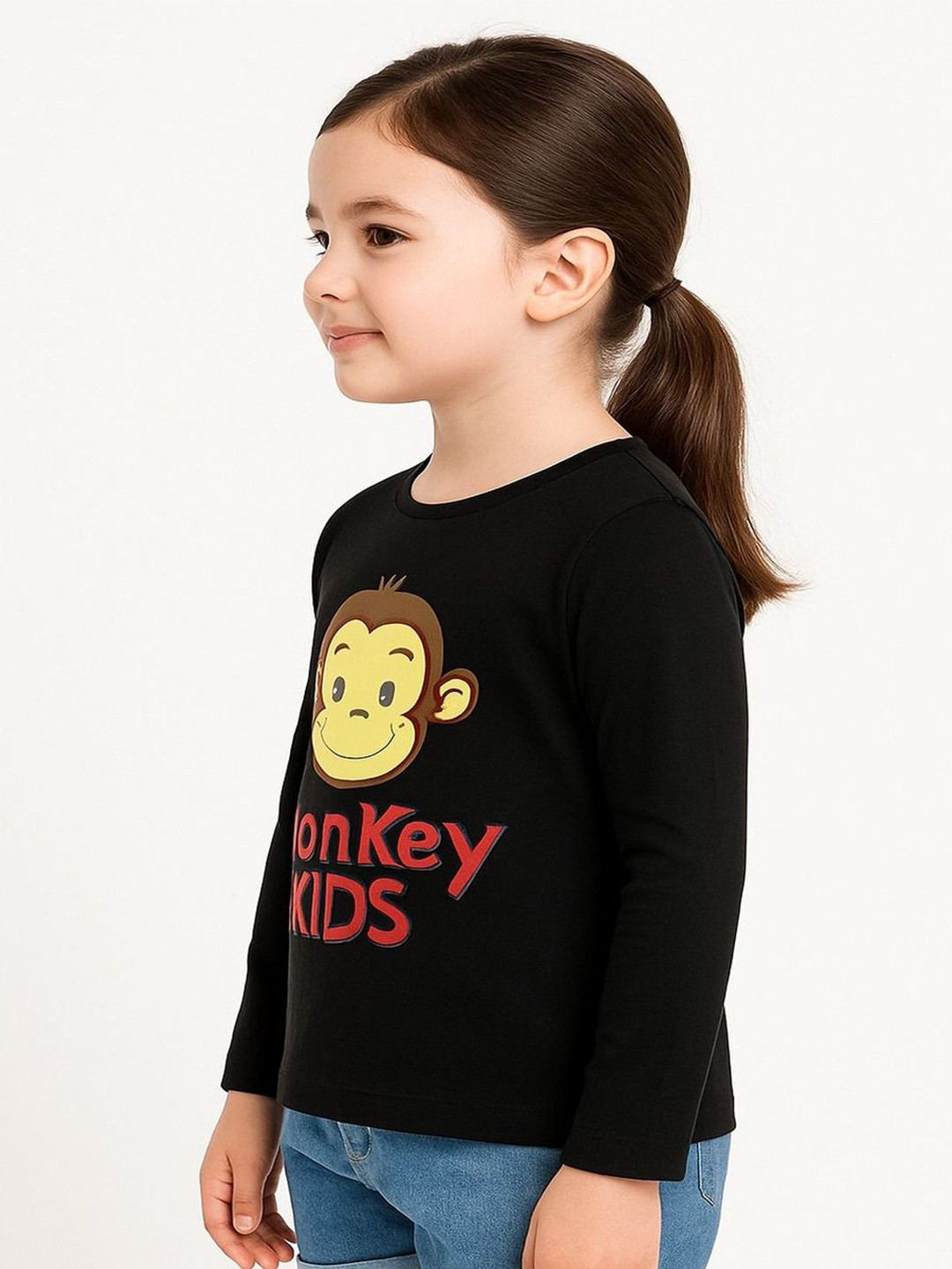 MODINA ENTERPRISE Kids Printed Long Sleeves Casual T-Shirt