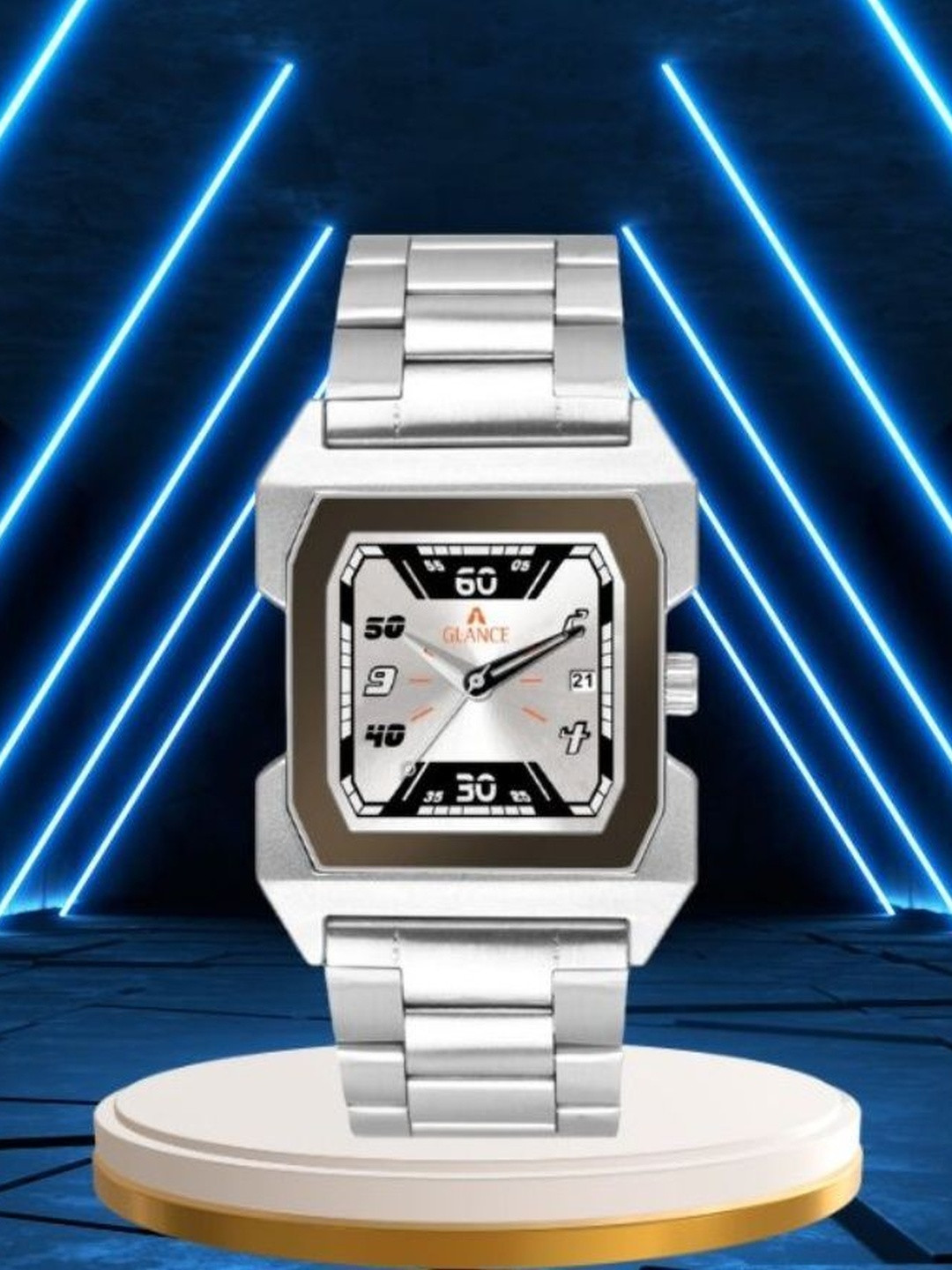 Aglance Unisex Dial & Straps Analogue Watch New376_AG1574SM01