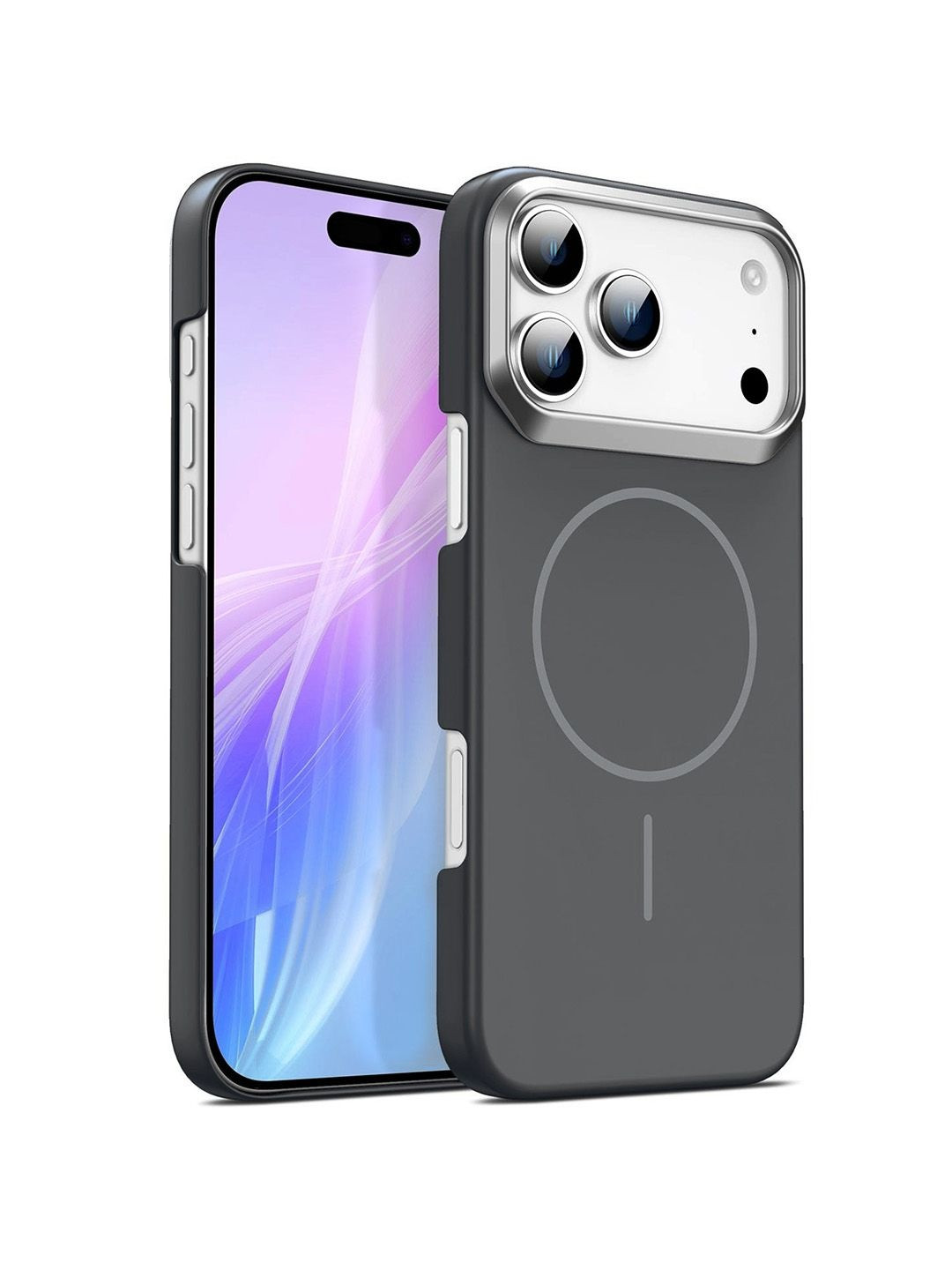 TREEMODA Unisex Solid iPhone 17 Pro Back Case Selicon Magsafe Mobile Accessories