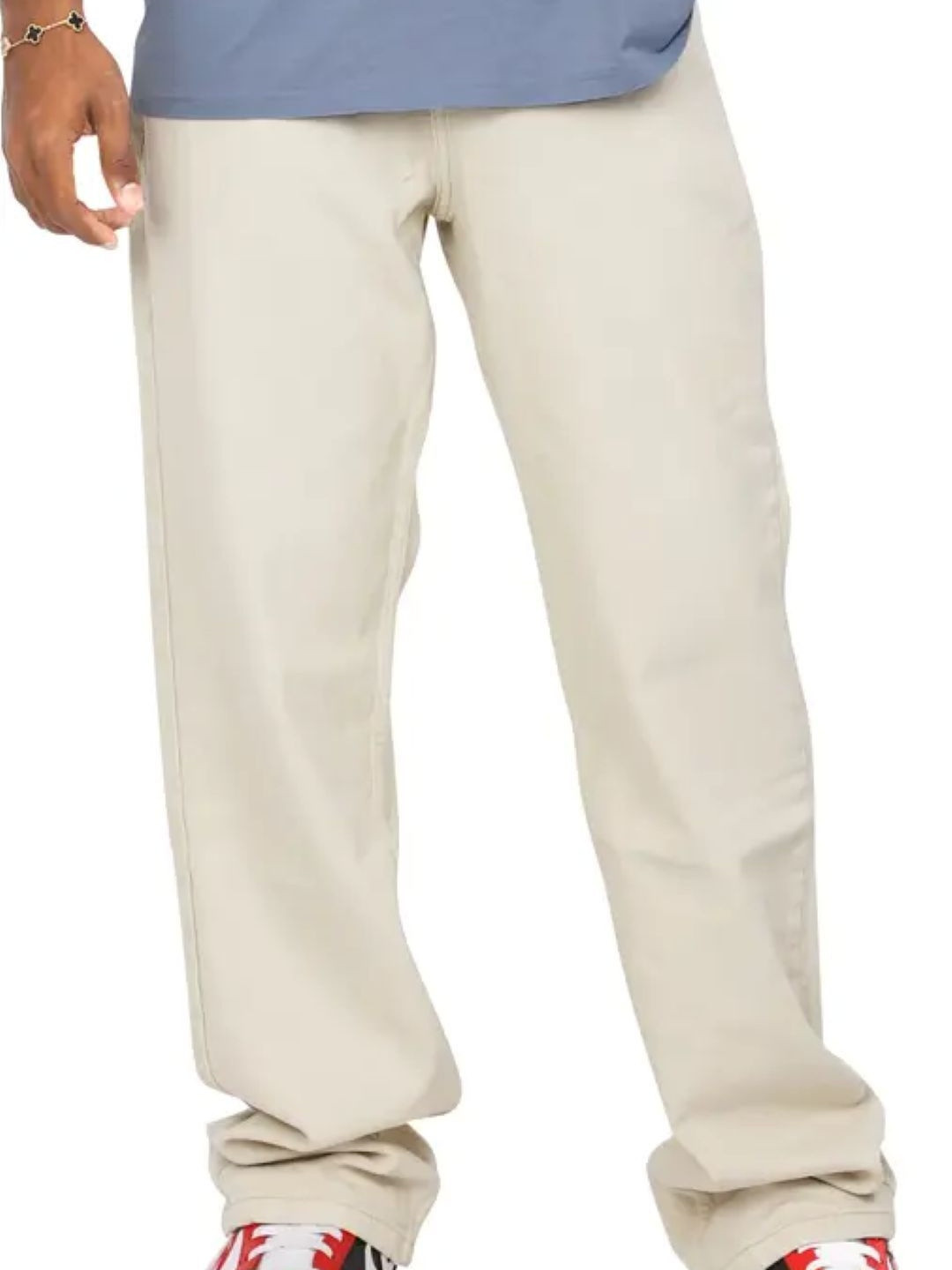 COMFITS Men Classic Mid-Rise Slouchy Fit Denim Baggy Stretchable Jeans
