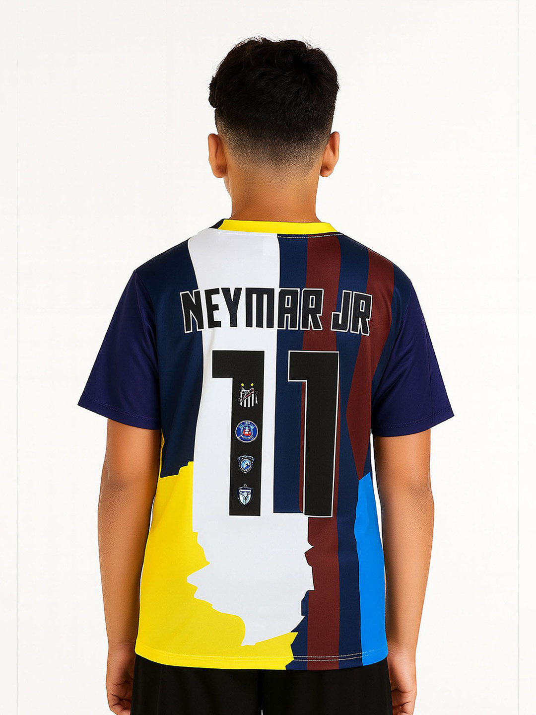 dostitch Boys Neymar Special Edition Neymar JR 11 Football Jersey