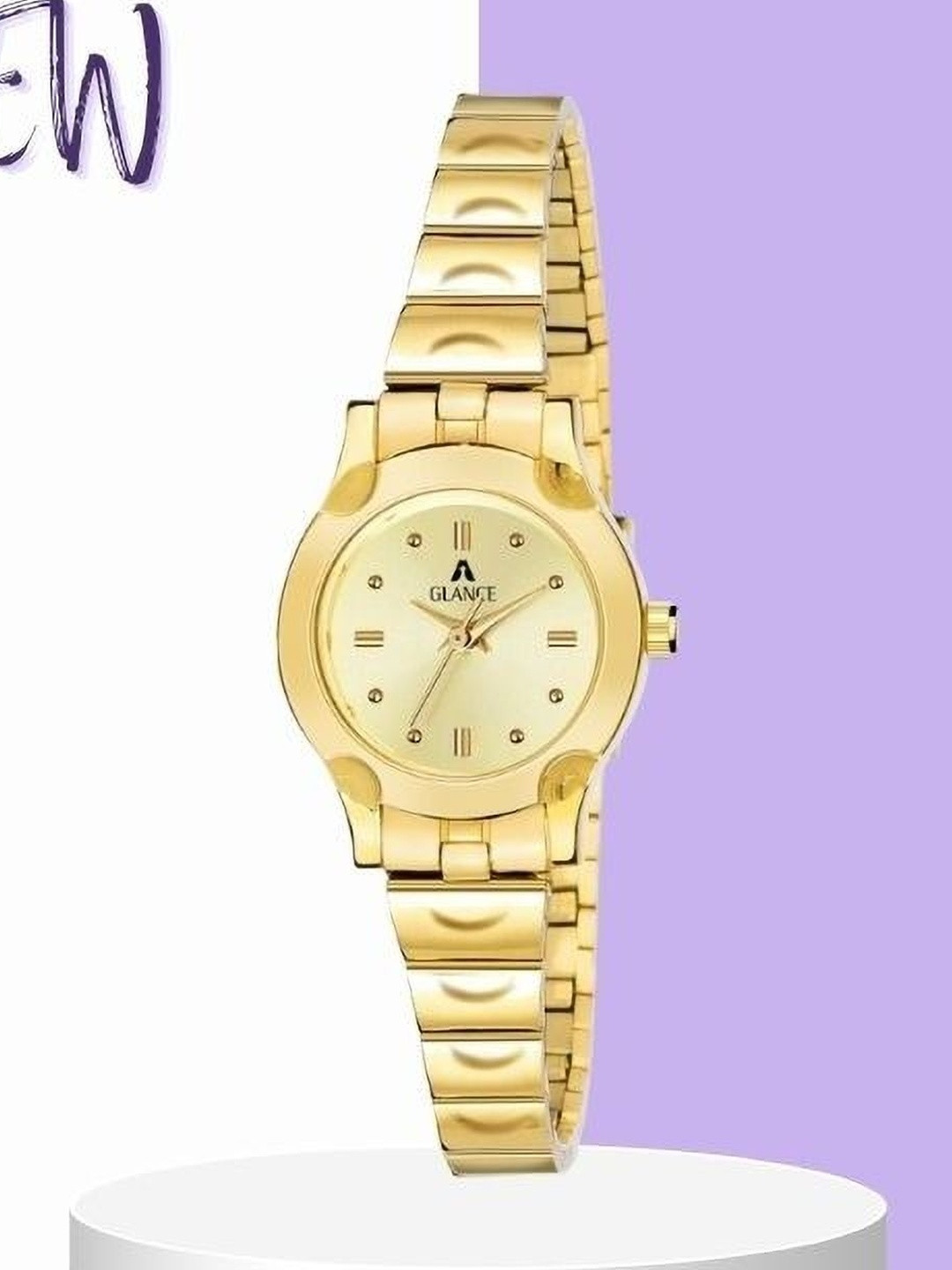 Aglance Women Dial & Straps Analogue Watch New551_8019ym01