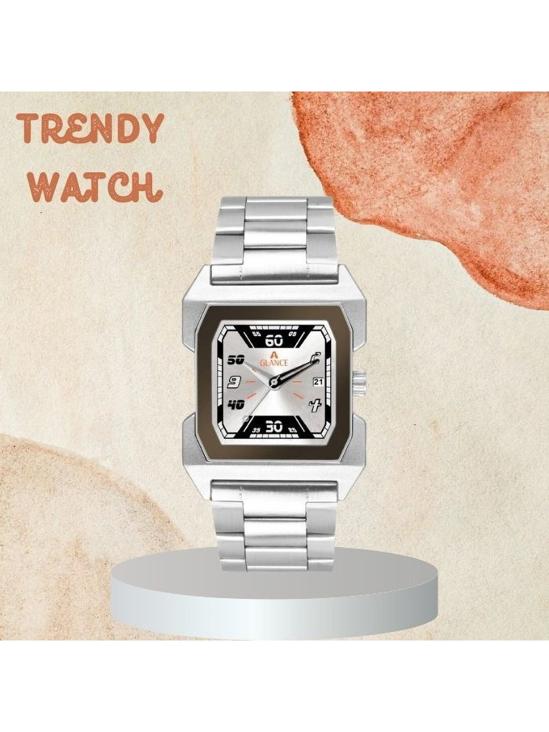 Aglance Unisex Printed Dial & Bracelet Style Straps Analogue Watch AG_L_314_AG1574SM01