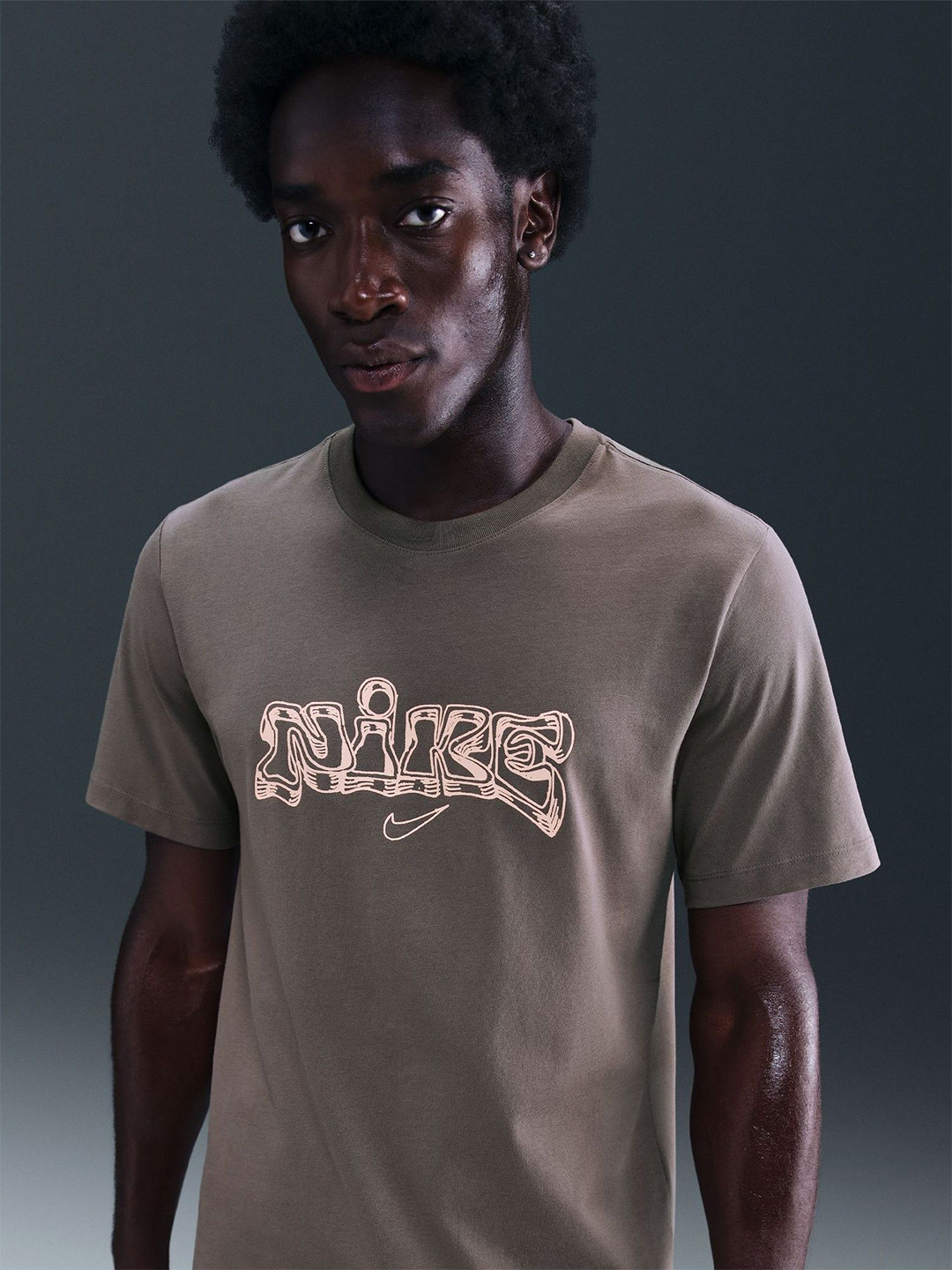 Nike Printed Round Neck T-Shirt